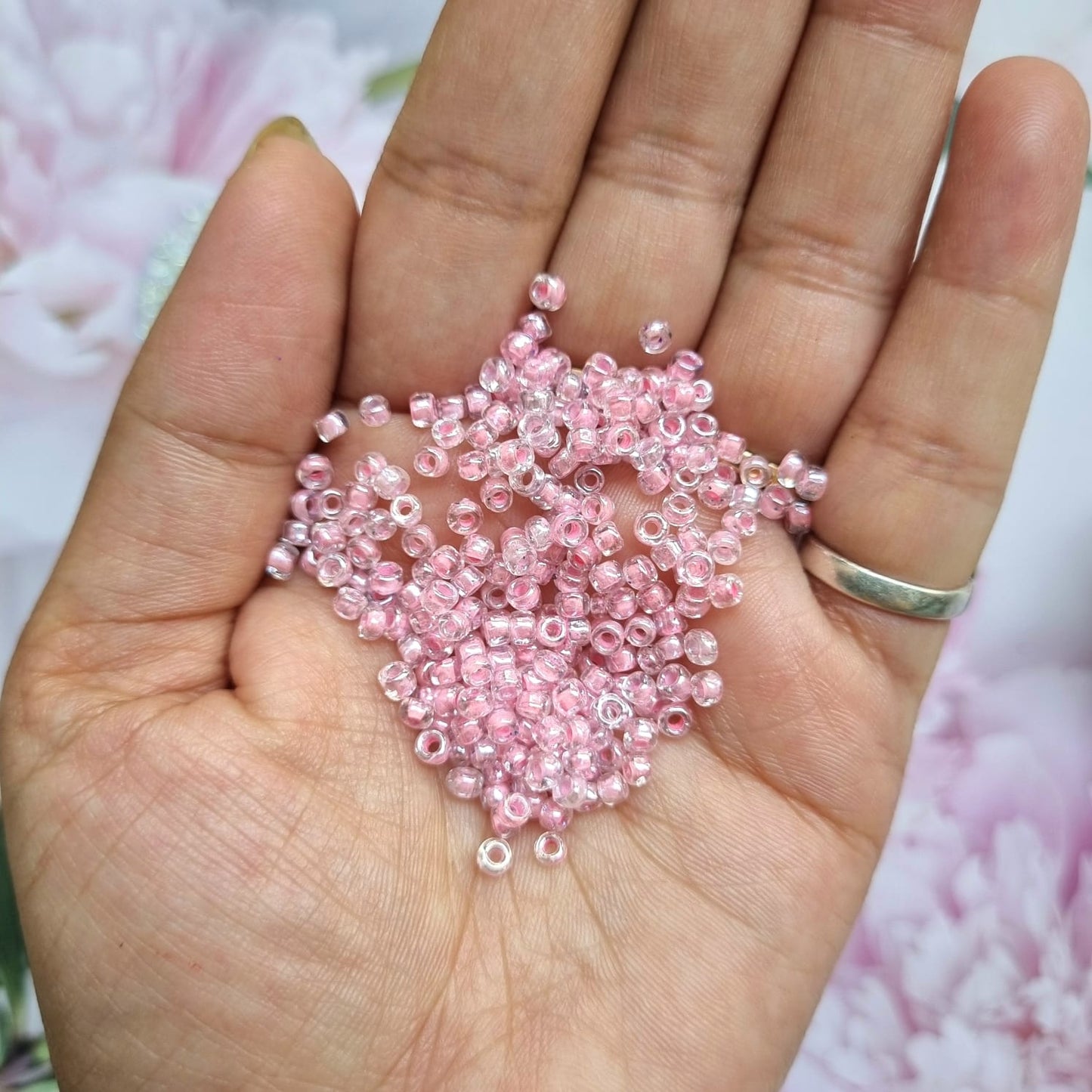 Seed Beads - Transparent Pastel | Size - 8/0 (3mm)