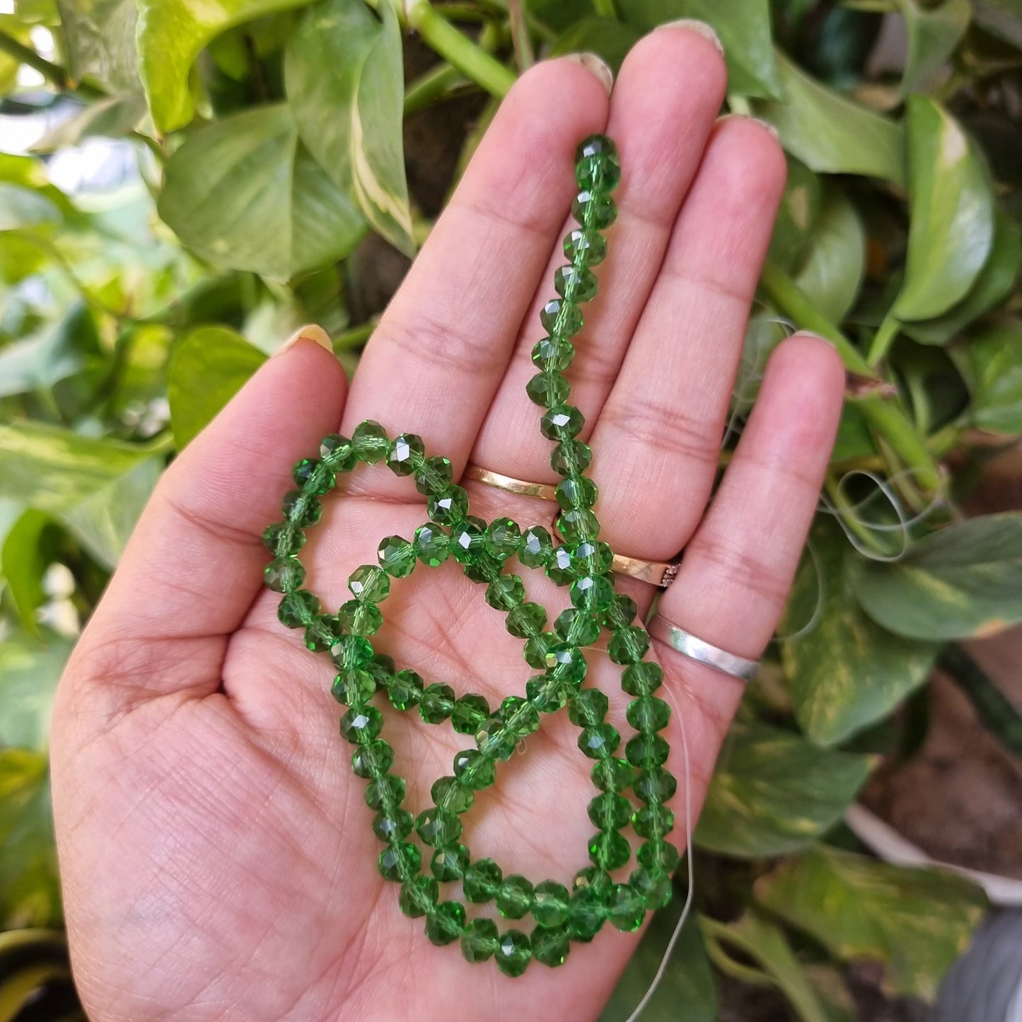 Crystal Glass Beads (6mm)