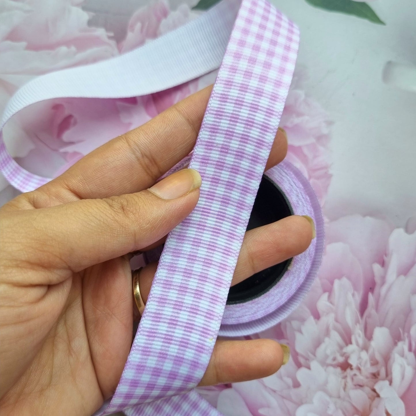 Gross Grain Ribbons (Gingham)