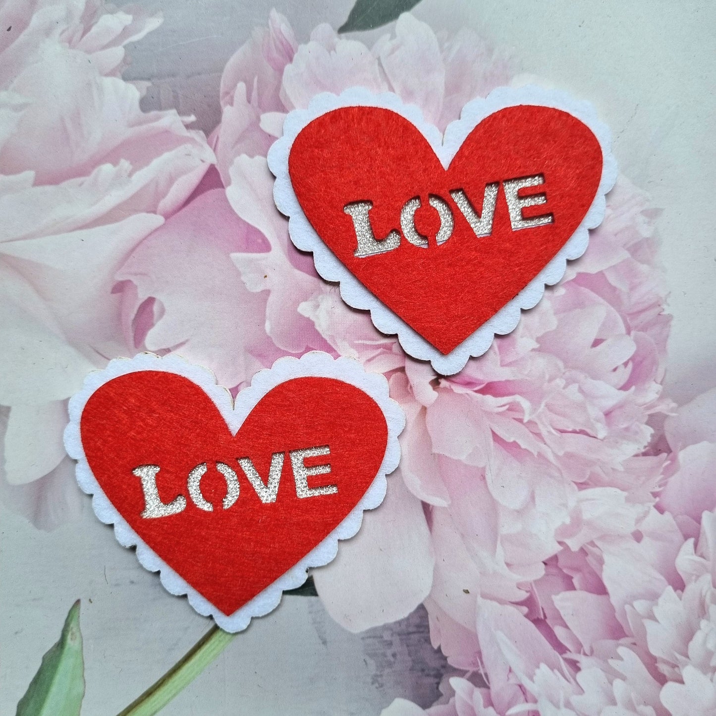 Felt Embellishment - Heart (Love)