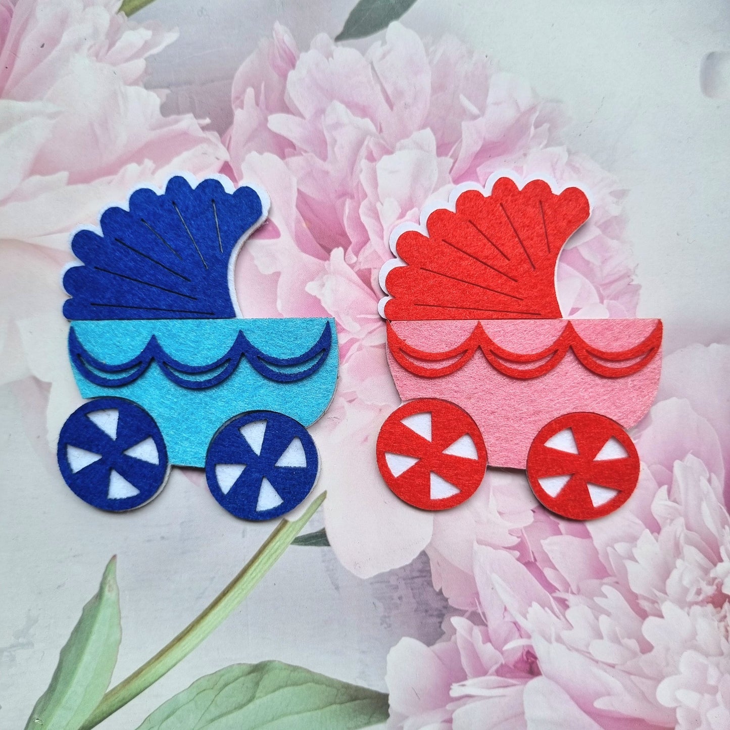 Felt Embellishment - Baby Pram / Kart