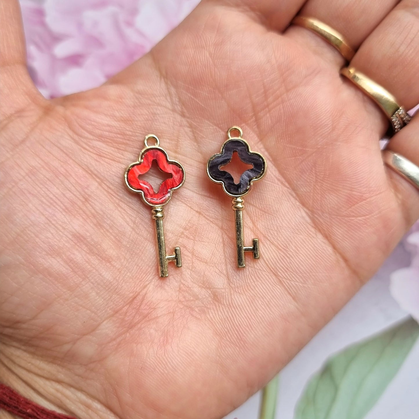 Enamel Charms - Key