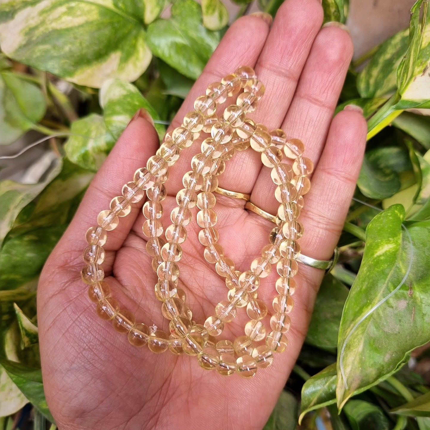 Transparent Coloured Glass Beads (6mm)
