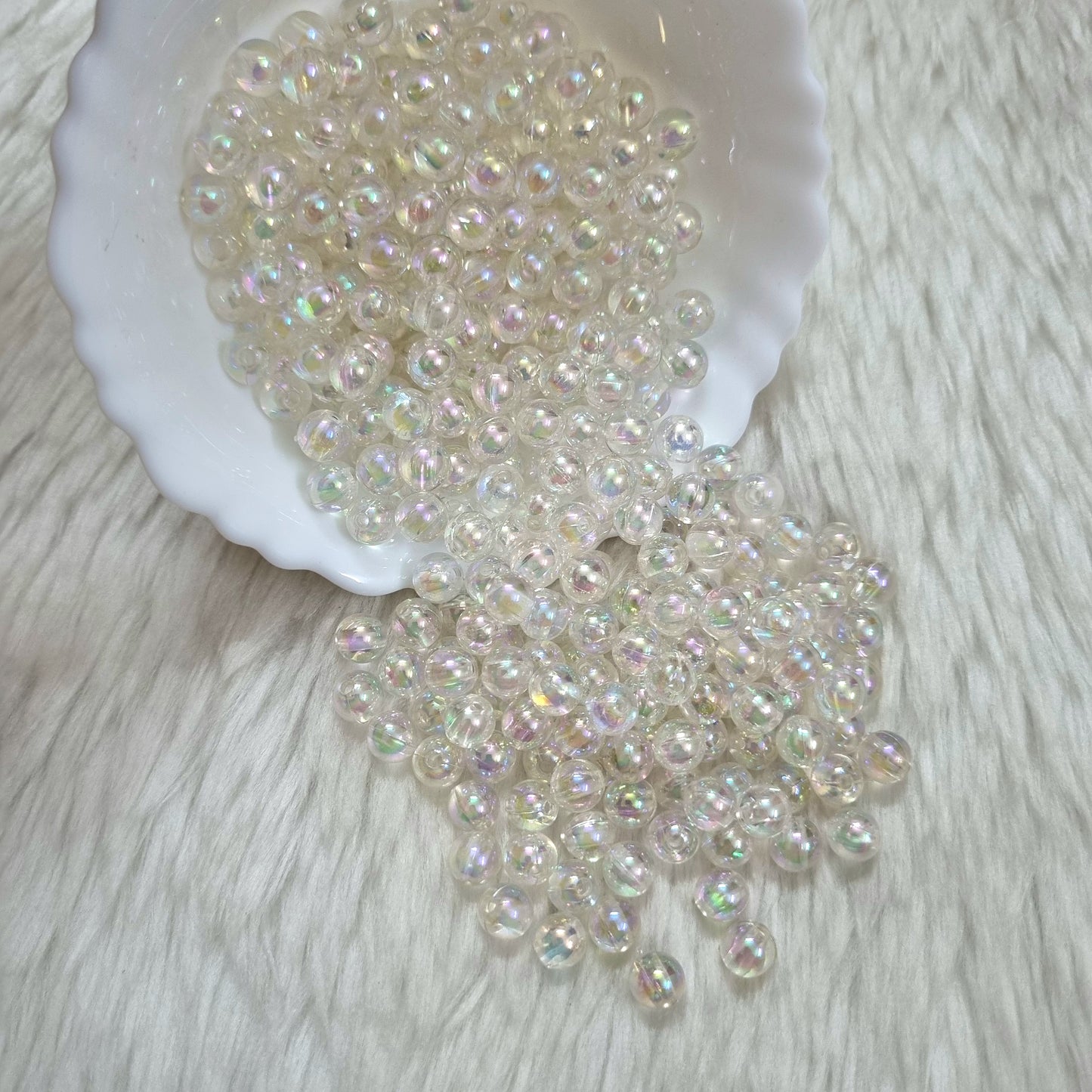 Acrylic Rainbow Shine Beads