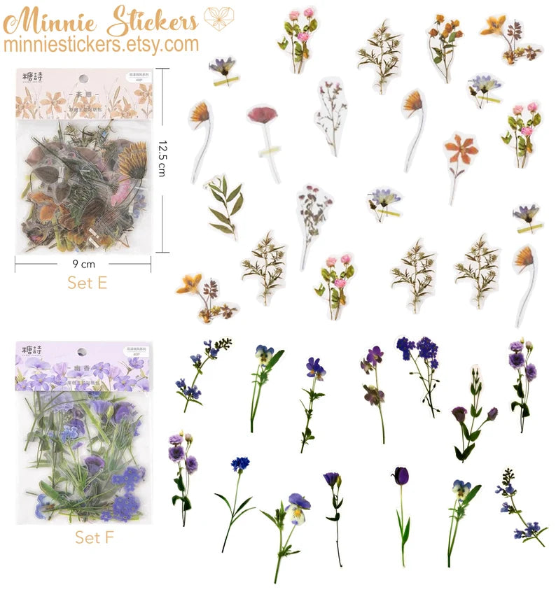 Flower PET Stickers