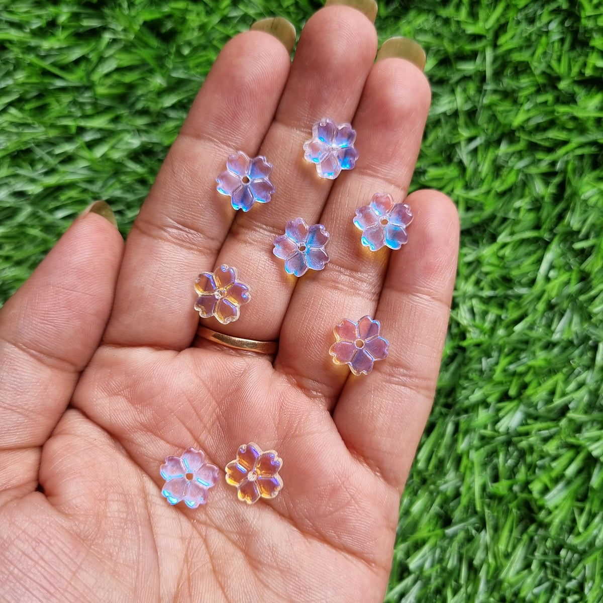 Premium Glass Beads - Flower