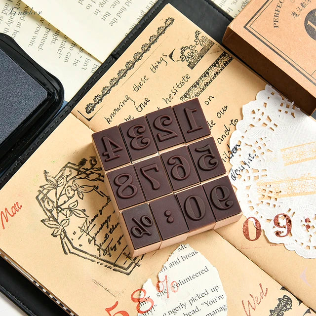 Wooden Stamp - Number