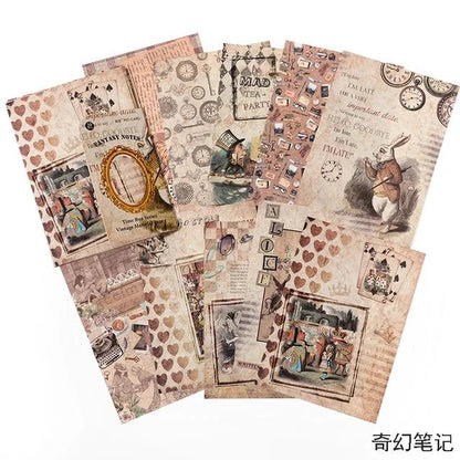 Time Box Series - Vintage Material Paper