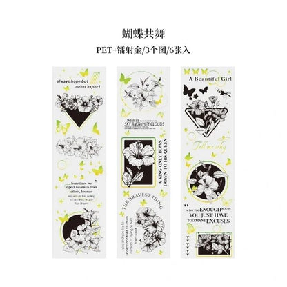 Blooming Season PET Stickers