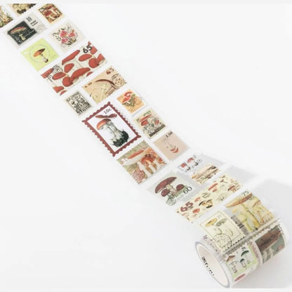 Stamp Style PET Stickers Roll