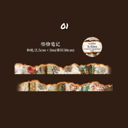 Fire / Coffee Style Washi Tapes