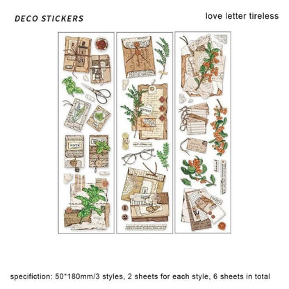 Vintage PET Stickers