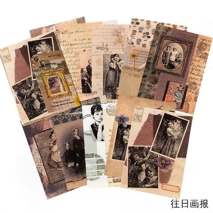 Time Box Series - Vintage Material Paper