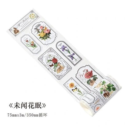 Retro Pet Stickers Roll