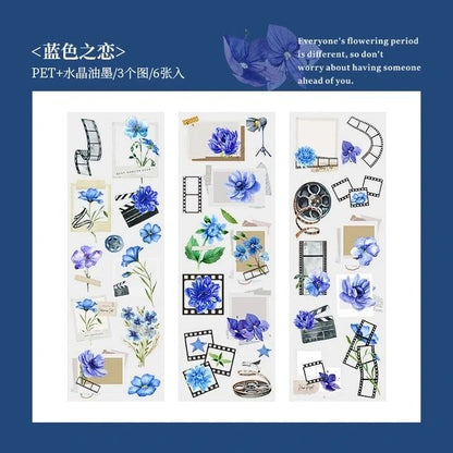Blooming PET Stickers