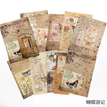Time Box Series - Vintage Material Paper