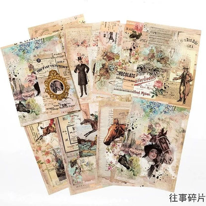 Time Box Series - Vintage Material Paper