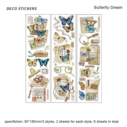 Vintage PET Stickers