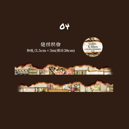 Fire / Coffee Style Washi Tapes