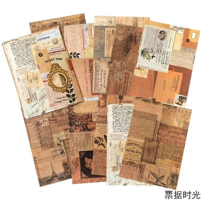 Time Box Series - Vintage Material Paper