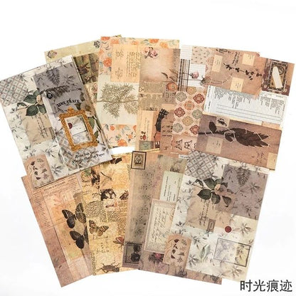Time Box Series - Vintage Material Paper