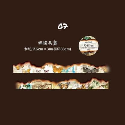 Fire / Coffee Style Washi Tapes