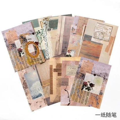 Time Box Series - Vintage Material Paper