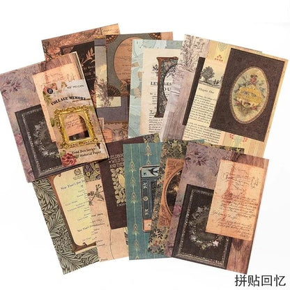 Time Box Series - Vintage Material Paper