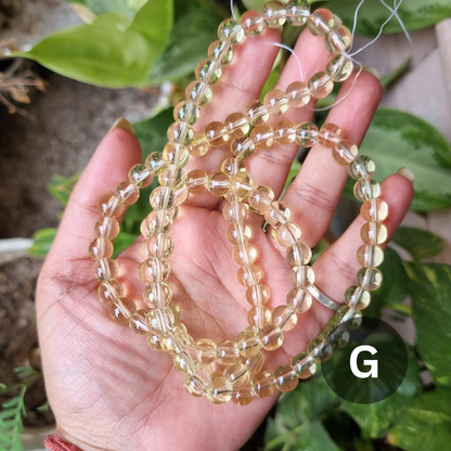 Transparent Coloured Glass Beads