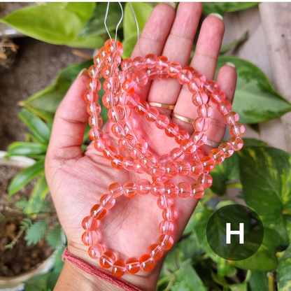 Transparent Coloured Glass Beads