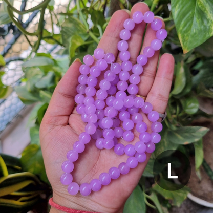 Plain Glass Beads (Size - 8mm)