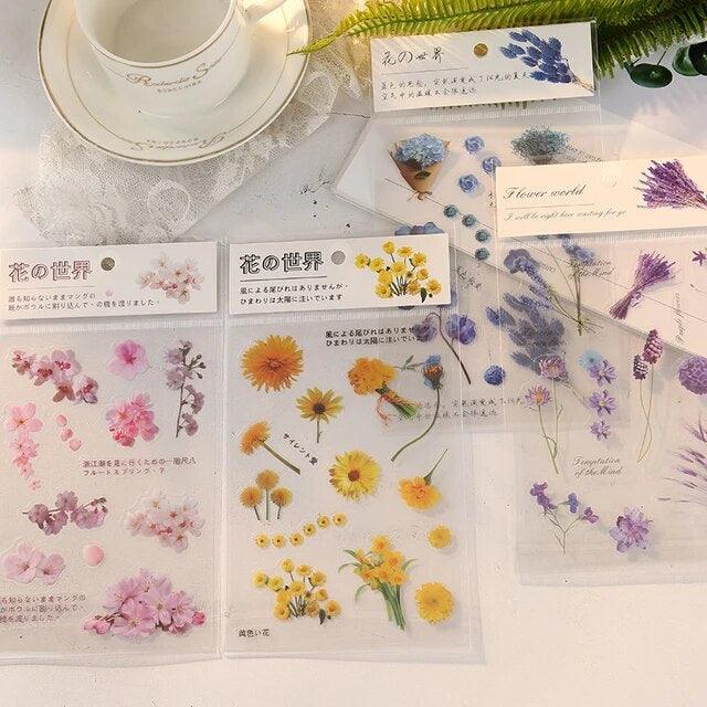Flower PET Stickers