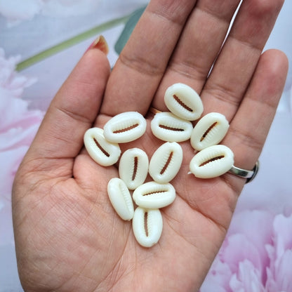 Acrylic Cowry Beads