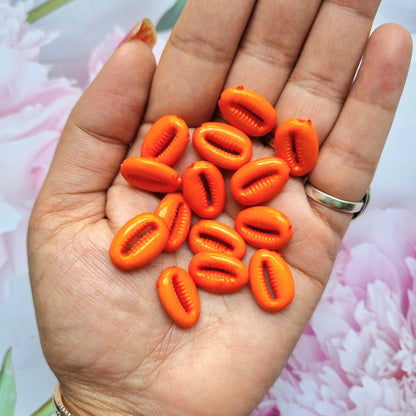 Acrylic Cowry Beads
