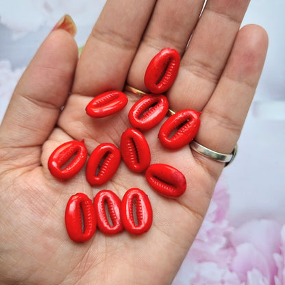 Acrylic Cowry Beads