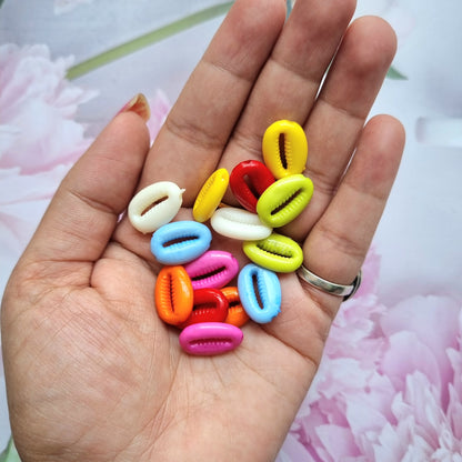Acrylic Cowry Beads