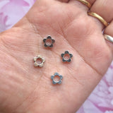 Metal Charms - Hollow Flower