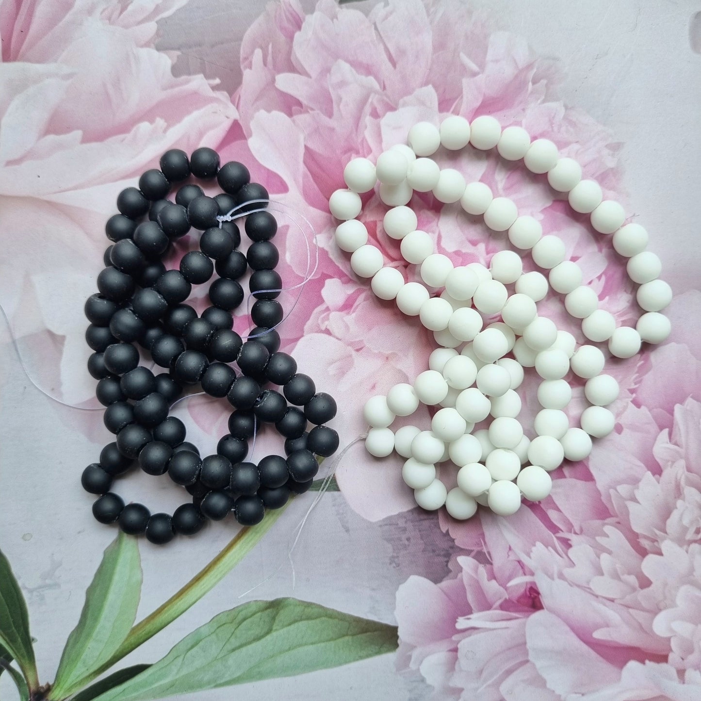 Matte Glass Beads