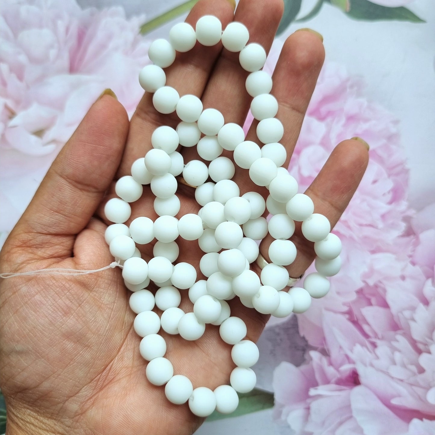 Matte Glass Beads