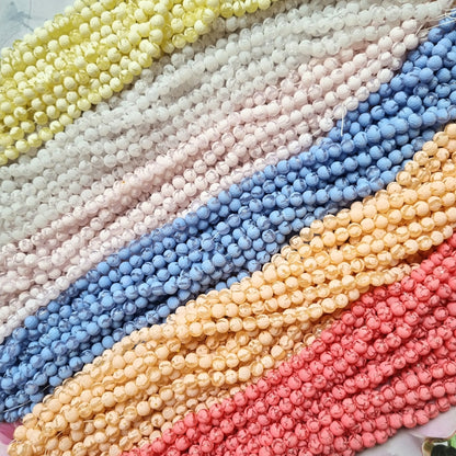 Acrylic Crackle beads