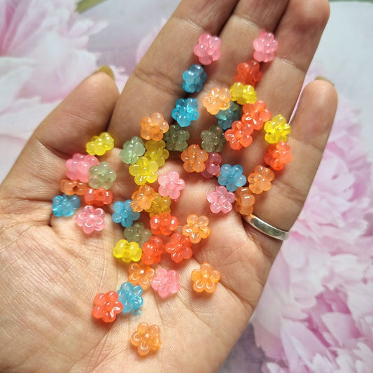 Acrylic Flower Beads