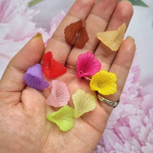 Acrylic Bell Flower caps