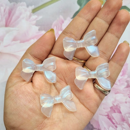 Acrylic Luminous White Bow