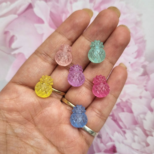 Acrylic Frost Pineapple Beads