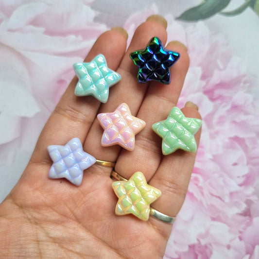 Premium Acrylic Star Beads | Rainbow Shine