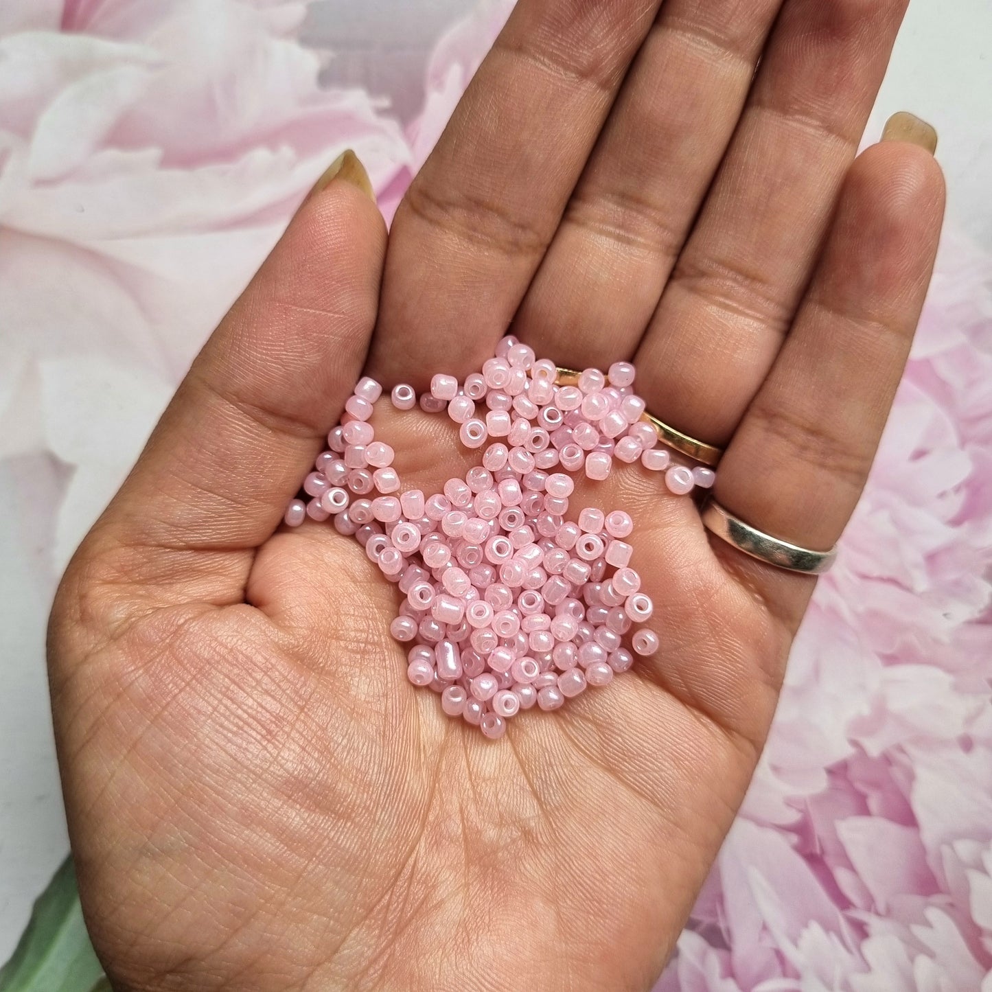 Rogini Dyed Seed Beads | Size - 8/0 (3mm)