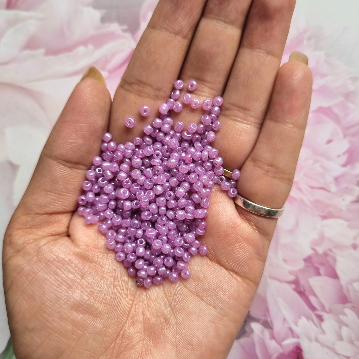 Rogini Dyed Seed Beads | Size - 8/0 (3mm)