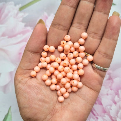 Acrylic Colorful Round Bead (6mm)