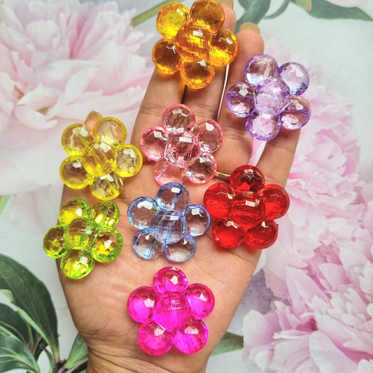Acrylic Flower Bead(Large)