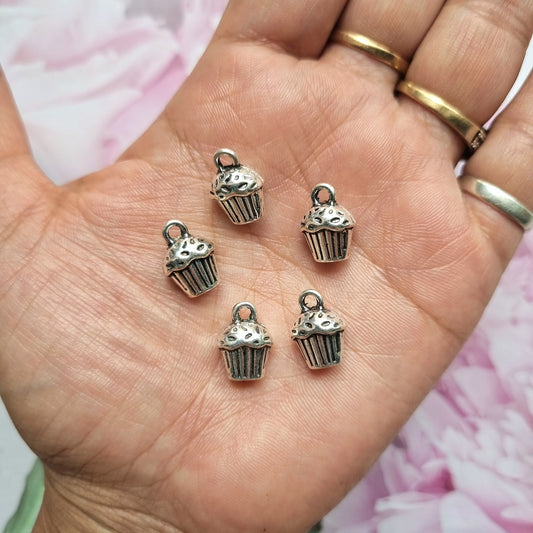 Metal Charms - Cup Cake